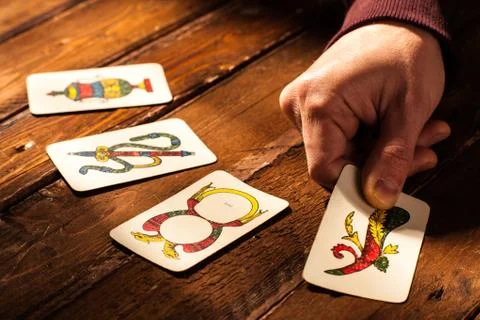 Neapolitan Cards Stock Photos