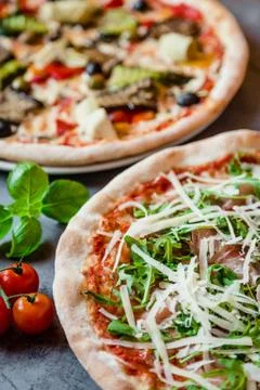Neapolitan Pizza Foto stock