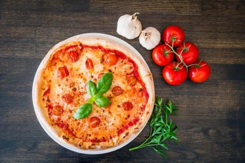 Neapolitan Pizza Foto stock