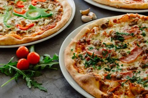 Neapolitan Pizza Stock Photos