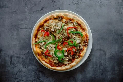 Neapolitan Pizza Foto stock