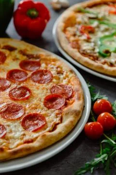 Neapolitan Pizza Foto stock