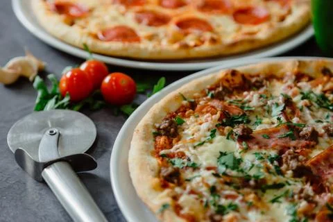Neapolitan Pizza Stock Photos