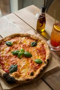 Neapolitan Pizza Stockfoto's