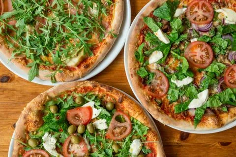 Neapolitan Pizza Stock Photos
