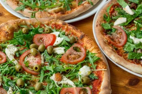 Neapolitan Pizza Stock Photos