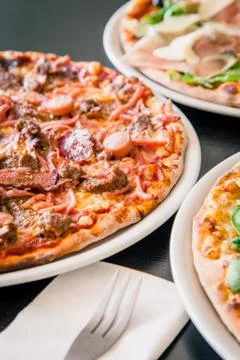 Neapolitan Pizza Stock-Fotos