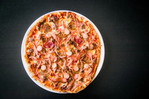 Neapolitan Pizza Foto stock
