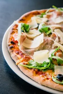 Neapolitan Pizza Stockfoto's