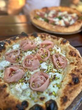 Neapolitan pizza Stock Photos