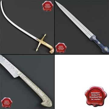Near East Swords Collection 3D Model