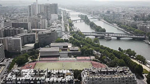 Near Eiffel Tower Stock Footage 6578334