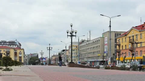 Near Intersection Timelapse Stock Footage 10790318