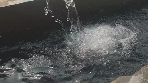 Neat and clean water for drinking and bathing Video stock 300353547