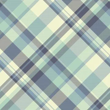 Neat plaid vector fabric, comfortable check seamless background. Tie tartan.. Ilustración de archivo