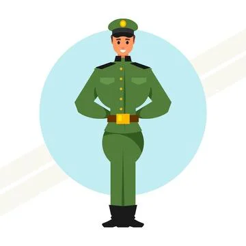 Neat-soldier Stock Illustration