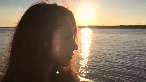 Neat on the waterfront at sunset Stock Footage 78791536