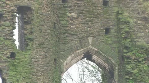Neath Castle Stock Footage 11155708