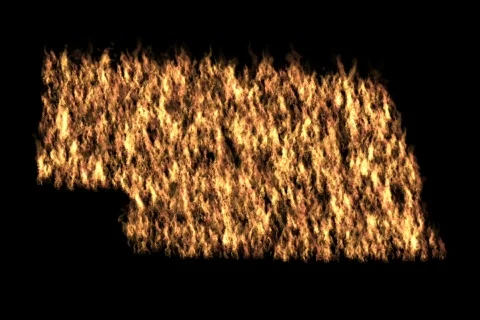 Nebraska on Fire Stock Footage 728720