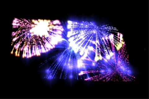 Nebraska Fireworks Stock Footage 719923