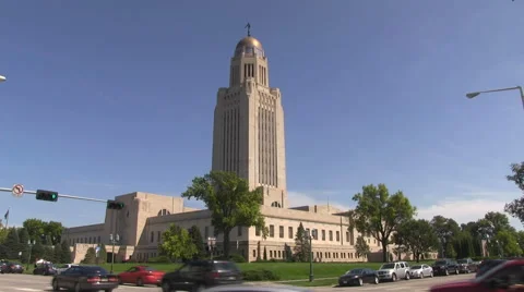 Nebraska State Capitol Building Video stock 61158405