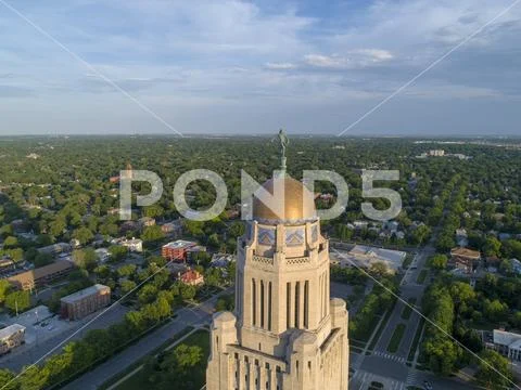 Nebraska State Capitol Building Stock Photos