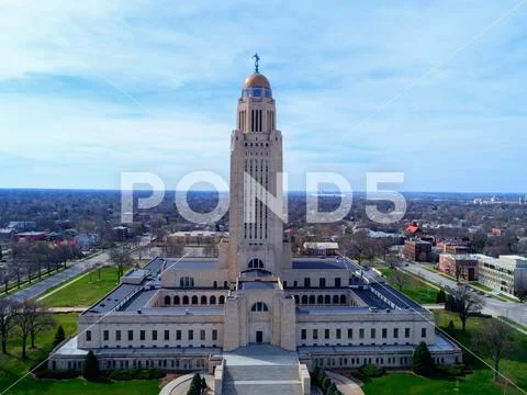Nebraska State Capitol Stock Photos
