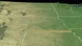 Nebraska state extruded on the satellite map of the USA isolated on black 4k or 4k+ Resolution