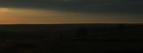 Nebraska Sunset Anamorphic 5.7K Stock Footage 93214877