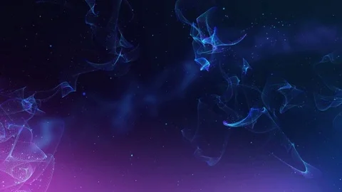Nebula 3D camera movement through deep space galaxy (v2) - HD motion background Stock Footage 81541309