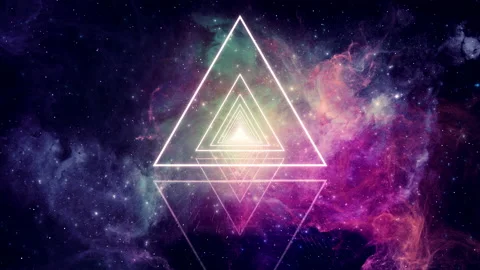 Nebula Abstract Neon on Loop Stock Footage 150134568