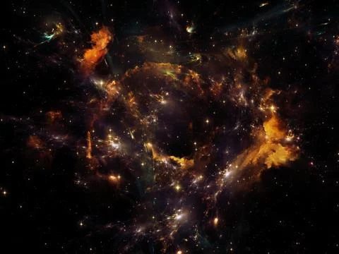 Nebula Abstraction Stock Illustration