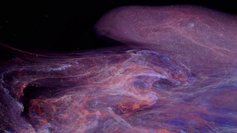 Nebula and galaxies in deep space. Stock Footage 147952980
