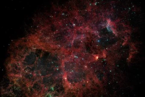 Nebula and galaxies in space. Elements of this image furnished by NASA Stock Illustration