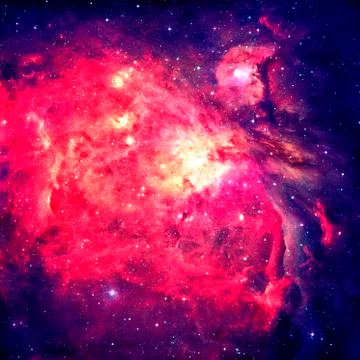 Nebula and galaxies in space. Elements of this image furnished by NASA イラスト素材