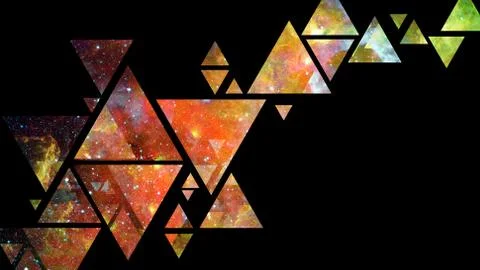 Nebula and galaxies in space. Elements of this image furnished by NASA. Stock Photos