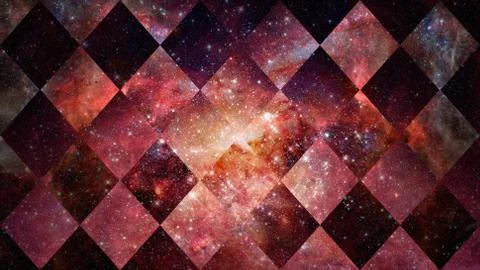 Nebula and galaxies in space. Elements of this image furnished by NASA. Foto stock