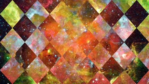 Nebula and galaxies in space. Elements of this image furnished by NASA. Foto stock