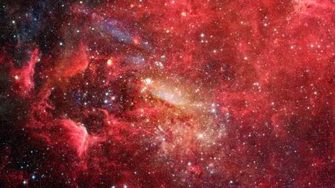 Nebula and galaxies in space. Elements of this image furnished by NASA. Foto stock