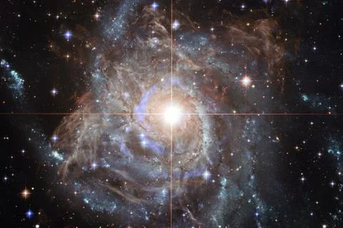 Nebula and galaxies in space. Elements of this image furnished by NASA Stock Photos