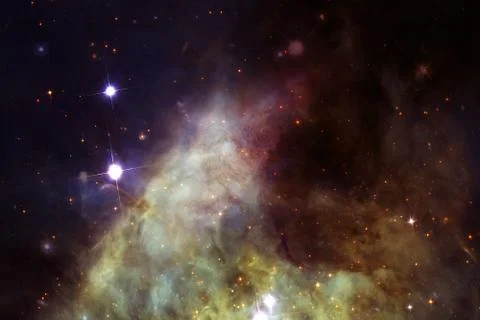 Nebula and galaxies in space. Elements of this image furnished by NASA Stock Photos