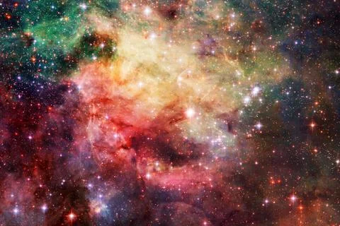 Nebula and galaxies in space. Elements of this image furnished by NASA Stock Photos