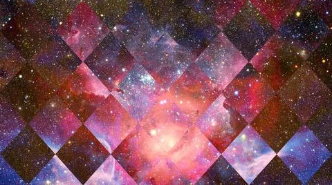 Nebula and stars in space. Elements of this image furnished by NASA. Unive... Stock Photos