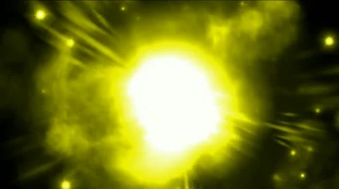 Nebula and supernova explosion in space background. Video stock 10826314