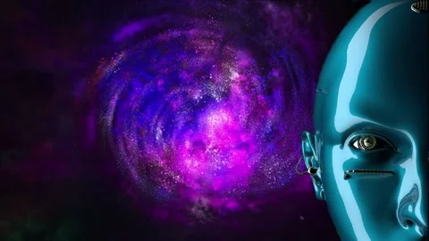 Nebula and universal technology Stock Footage 134821081