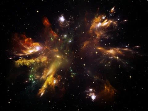 Nebula Arrangement Stock Illustration