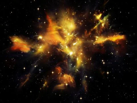 Nebula Backdrop Stock Illustration