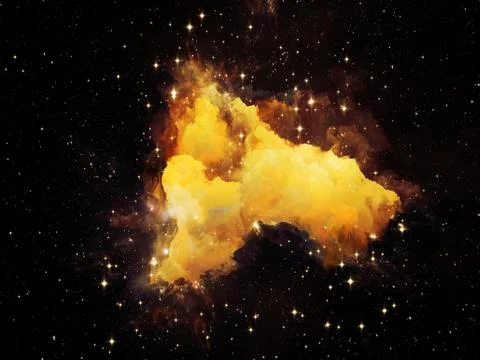 Nebula Background Stock Illustration