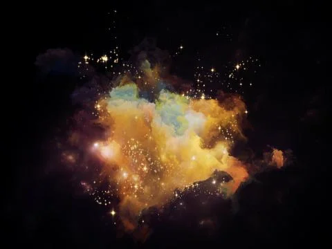 Nebula Background Stock Illustration