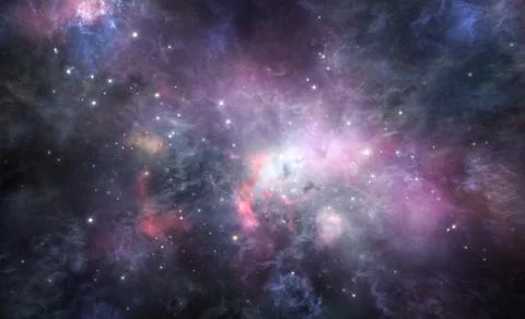Nebula background Foto stock
